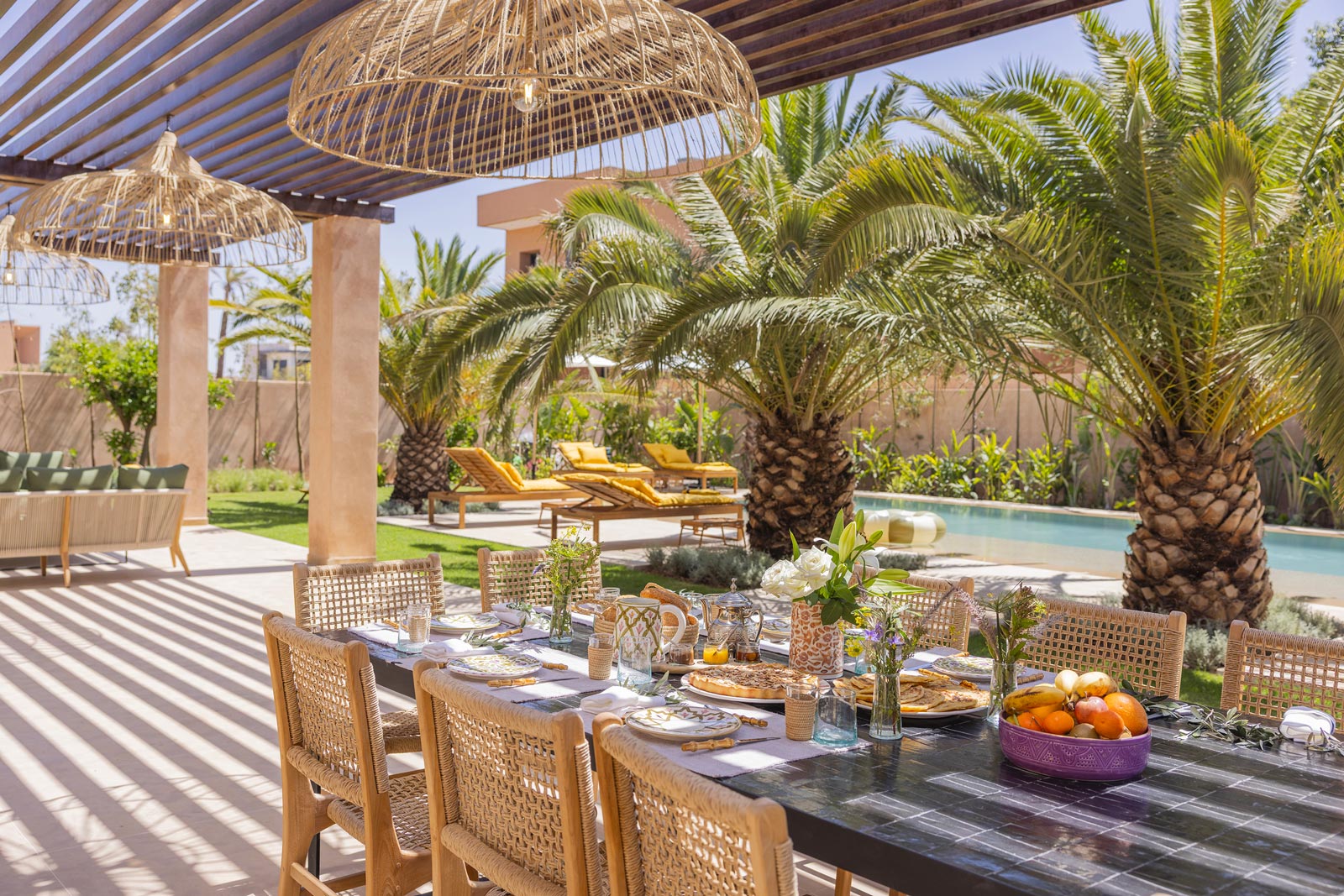 Villa Almaz : Location villa 6 suites avec piscine à Amelkis, Marrakech